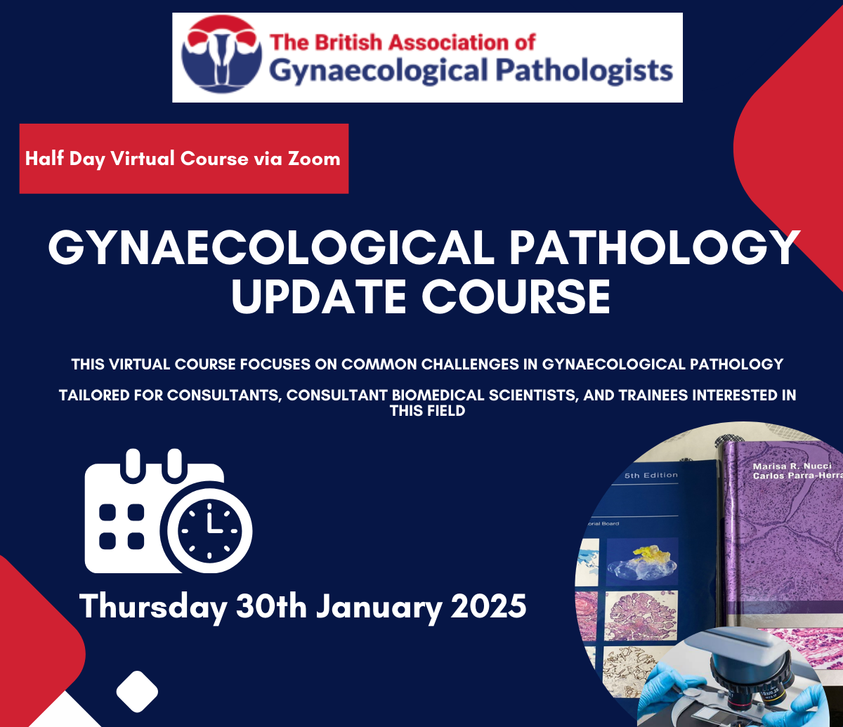 Gynaecological Pathology Update Course Flyer