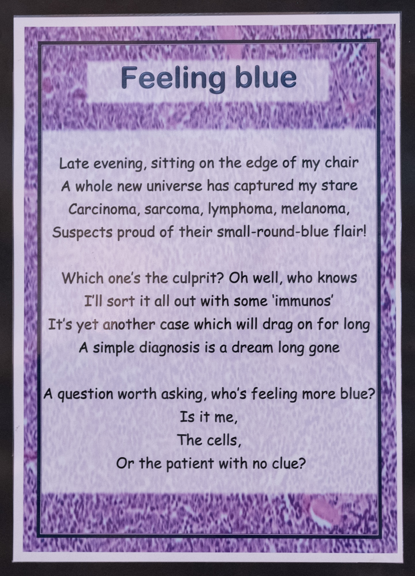 ‘Feeling blue’ by Dr Dulanji Rangana Karunaratne