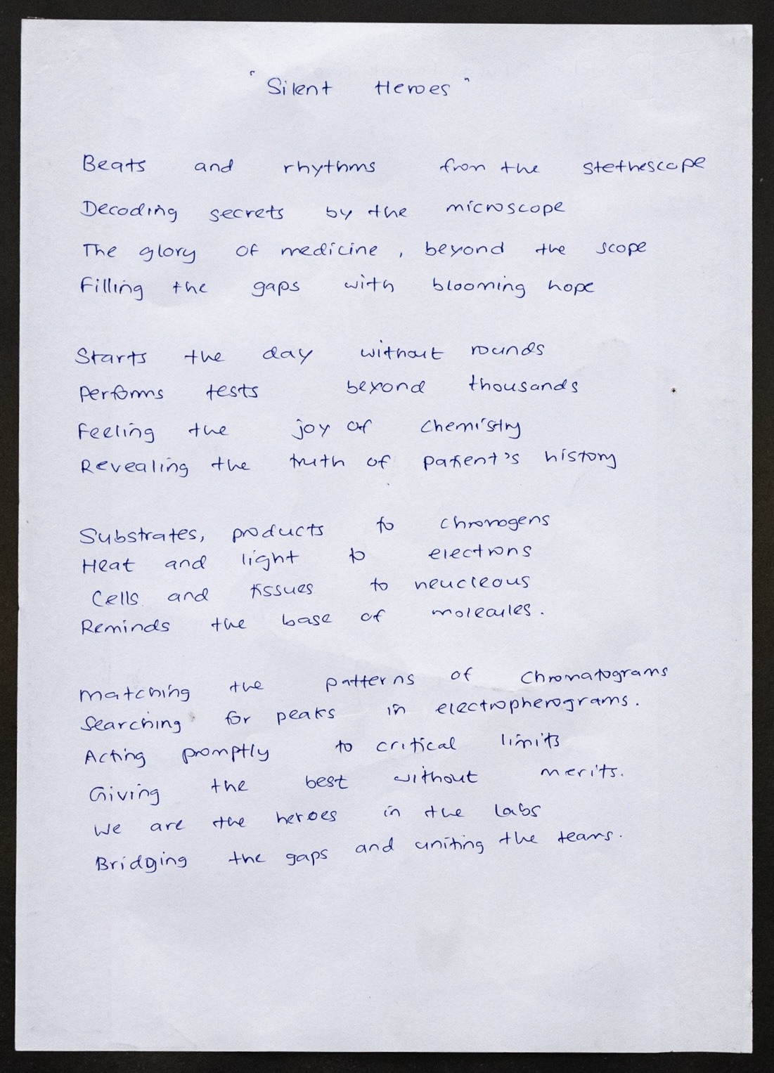 ‘Silent heroes’ by Kishanjalee Dilrukshi Rammuthupura